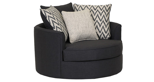 1215 Canadian Made Fabric Cuddle Chair