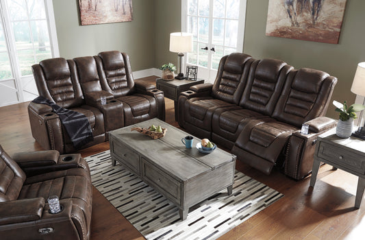 Game Zone Power Reclining Sofa, Loveseat and Chair
