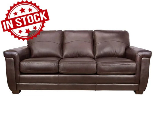 Turner Brown Genuine Leather Sofa