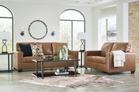 Bolsena 3 Piece Living Room Set - Genuine Leather Match