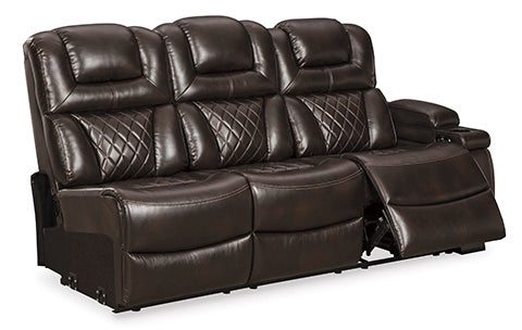 Warnerton Power Reclining Sofa, Loveseat and Chair with PWR Adjust Headrests