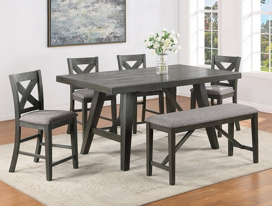 Rufus 6 Piece Counter Height Dining Set