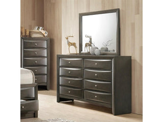 Emily Grey 8 Piece Queen Bedroom Set