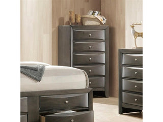Emily Grey 8 Piece Queen Bedroom Set