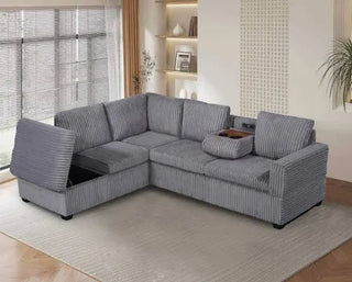 SNUGG SECTIONAL SUPER SOFT FABRIC