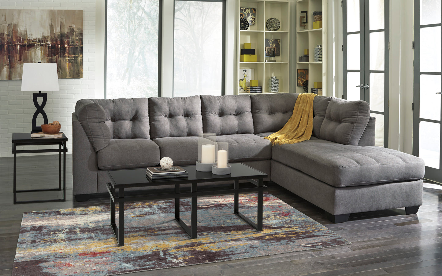 Maier 2-Piece Sectional with Chaise - Grey