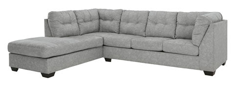 Falkirk 2-Piece Sectional with Chaise - Grey