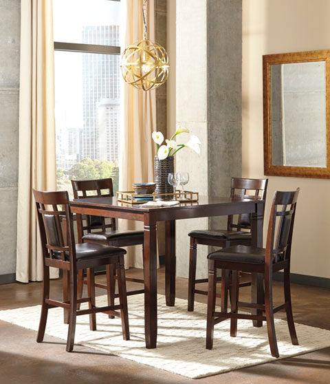 Bennox Counter Height Dining Table and 4 Chairs